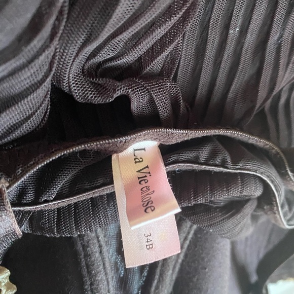 La vie en rose sheer bustier cami - Picture 3 of 4